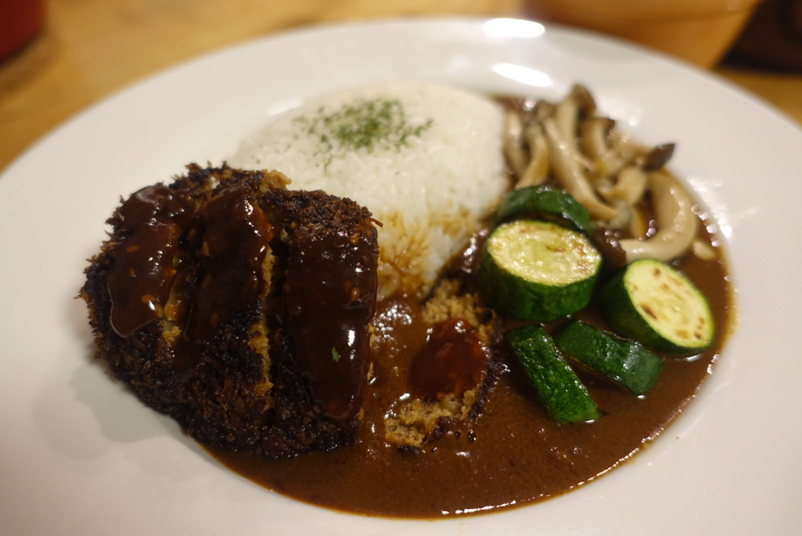 夏野菜カレー カツカレー